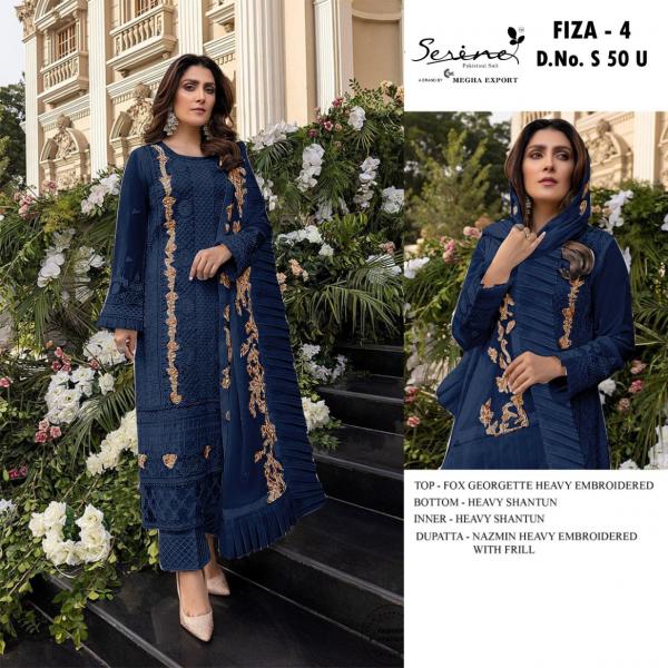 Serine S 50 Georgette Colourful Pakistani Suits Collection